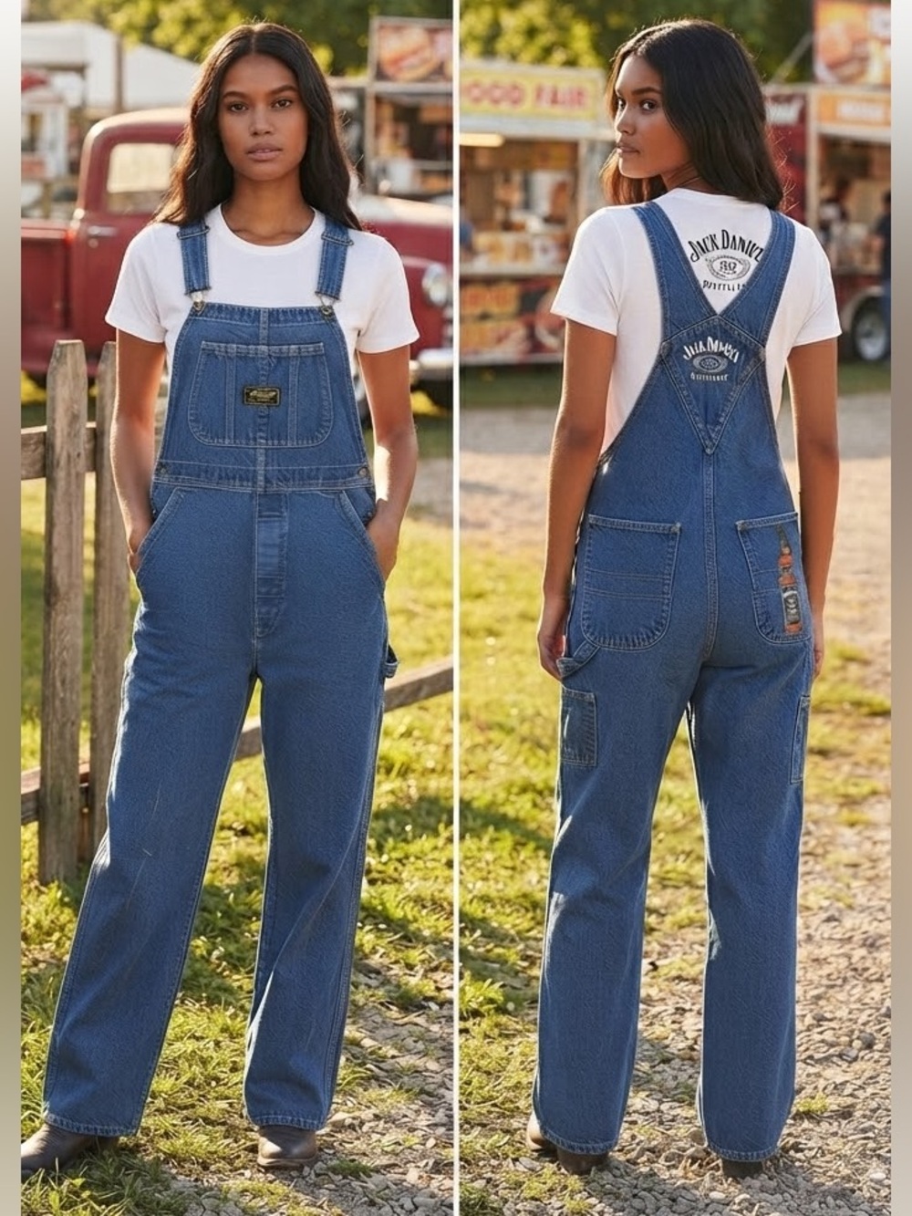 Vintage JACK DANIELS Bib Overalls